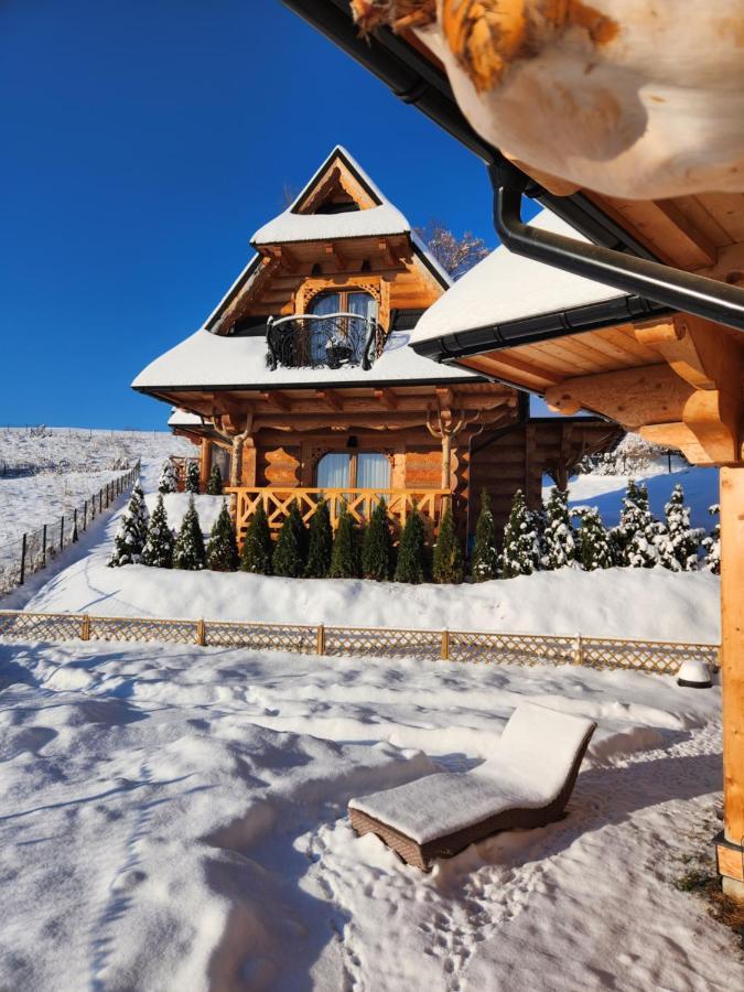 Goralska Chatka 2 Highland Cottage - Split Ac, Jacuzzi, Sauna, Private Parking, Mountains View, Garden, Zakopane Dış mekan fotoğraf