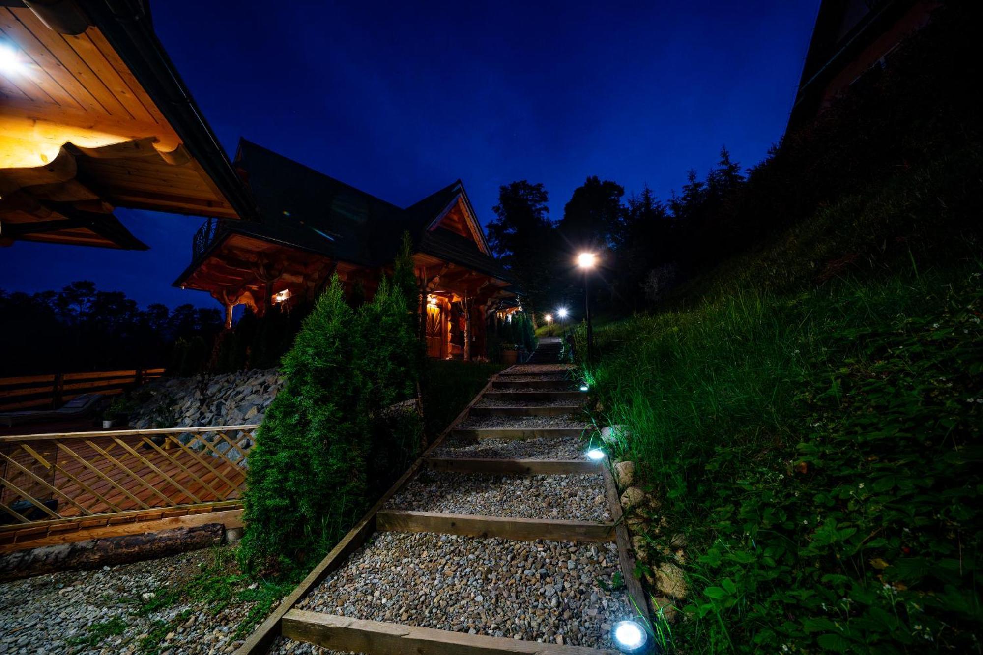 Goralska Chatka 2 Highland Cottage - Split Ac, Jacuzzi, Sauna, Private Parking, Mountains View, Garden, Zakopane Dış mekan fotoğraf
