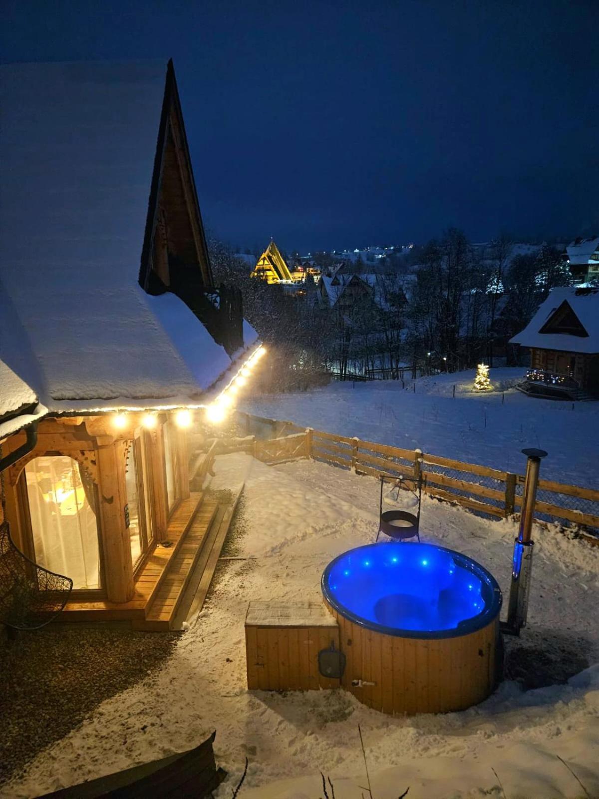 Goralska Chatka 2 Highland Cottage - Split Ac, Jacuzzi, Sauna, Private Parking, Mountains View, Garden, Zakopane Dış mekan fotoğraf